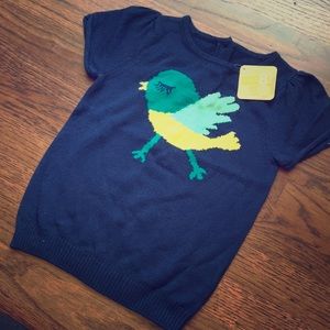 Girls 4T Crazy 8 Birdee knit top